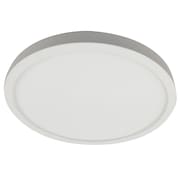 SUNLITE LED 9-Inch Round Mini Panel Lght Fixture, 18W 75W, 1100 Lumens, 30K/40K/50K, Dimmable, Wht, 50,000Hr 81286-SU